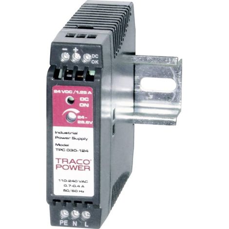 Tracopower TPC 030-112 fuente de alimentación para carril DIN negro