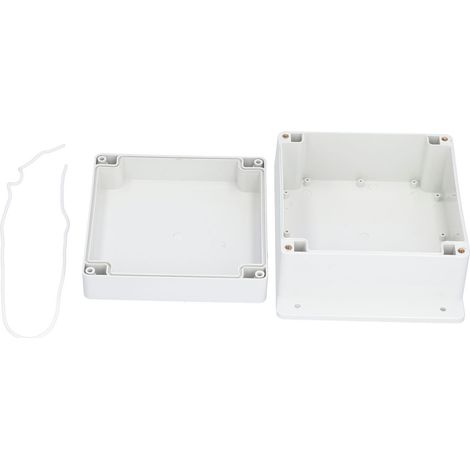 Boîtier de raccordement électrique en plastique ABS pour câblage, idéal pour projets électroniques DIY (160 x 160 x 90 mm). (1/5)
