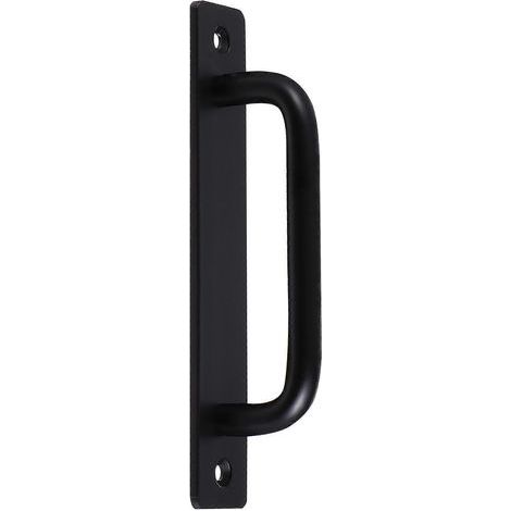 Poignée de garage pratique, poignée de grange, poignée de porte pratique-18X2.5CM-Black (1/3)