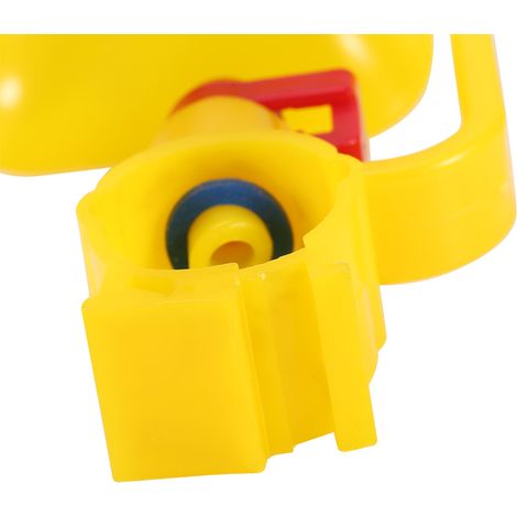 Lot de 4 abreuvoirs automatiques en plastique pour poules et oiseaux. (1/5)