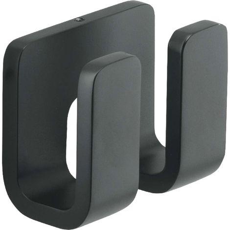 GEDY 32281400000 Percha Doble Negro Mate - ref: 32281400000