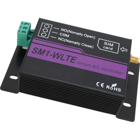 Alarme 4G par SMS via application/site web : alarme de température et d’humidité avec rappel par SMS/appel  ouvre-porte 4G pour ascenseurs et garages  prise européenne 100-240 V (1/5)