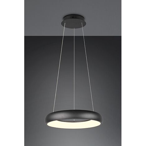 Suspension LED noire anneau Ø46 29W CCT Cardona Trio (1/3)