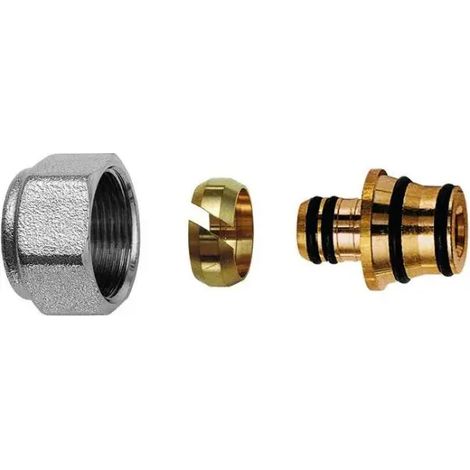 6055 - Kit per tubi MULTISTRATO, con calotta cromata - Misura 14x2 6055 65193 (1/4)