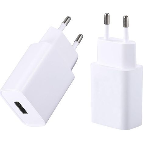 2 Pack USB Chargeur 5V/1A Adaptateur Prise USB pour téléphone Portable, Lecteur ebook,Écouteurs,téléphone Portable, smartwatch (1/5)