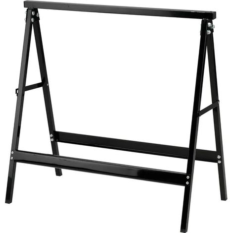 Caballetes de acero negro 76x37x78