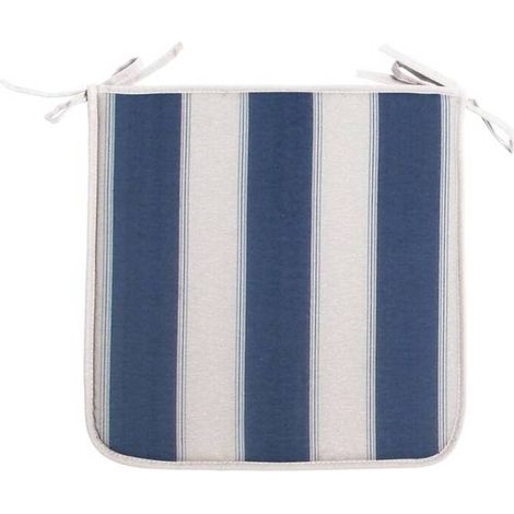 4 x CUSCINO PANAREA 39X39X2CM  RIGATO BLU