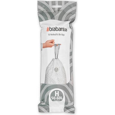 Brabantia Perfectfit Bags Size H 50-60 Litre 10 Bag Roll