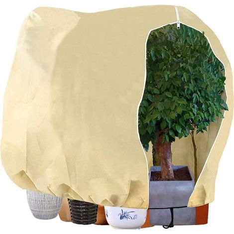 Housse d'Hivernage, Housses de Protection pour Plantes, Voile Hivernage,240 x 200cm Housse Hivernage Plante Réutilisable Convient pour la Protection des Plantes en Extérieur en Hiver (1/5)