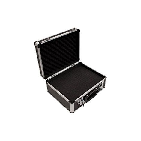 PEAK TECH P 7300 - MALLETTE UNIVERSELLE POUR INSTRUMENTS DE MESURE, MALLETTE ROBUSTE EN ALUMINIUM, COMPARTIMENT A OUTILS, REMBOURRAGE EN MOUSSE, VERROUILLABLE, ANTI-POUSSIERE, M - 320 X 250 X 150 MM