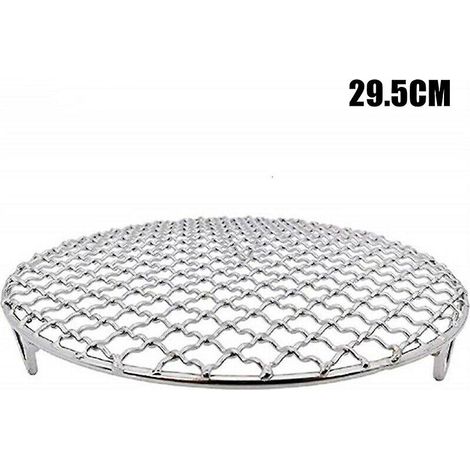 Grille de barbecue ronde en acier inoxydable Ø 15 18 20 24 29 cm - NEUVE