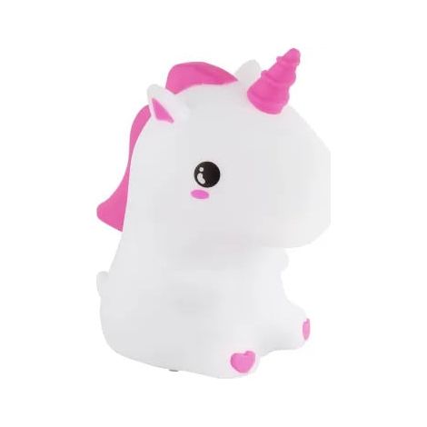 Globo Akku Tischleuchte Unicorn 1.5W RGBW weiß Kunststoff