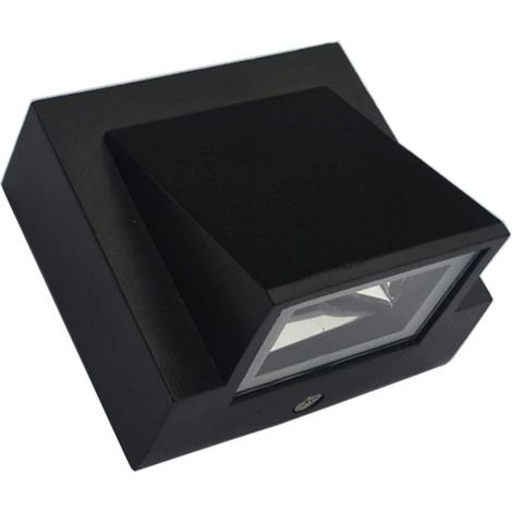 Applique Murale Extérieure Led 5w Noir Chaud Blanc Ip65 Étanche Éclairage (1/5)