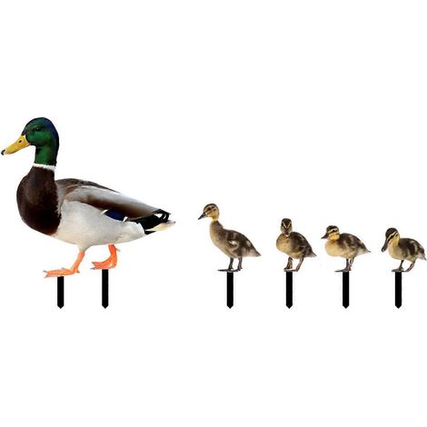 Lustige Deko-Artikel: Acryl-Entensilhouetten, Tierpfähle, Gartenschilder, Rasenpfähle