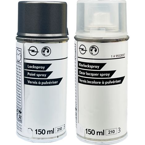 Pintura Original para OPEL 40W (z40W) Set 2x150ml Spray Muskatgrau Met.