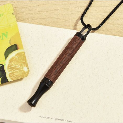 Collier de Respiration, Kit Inhalateur Aromathérapie, Réglable Résistance Portatif, Réutilisable,d'Entraînement à la Respiration Profonde pour Apaisement et Concentration