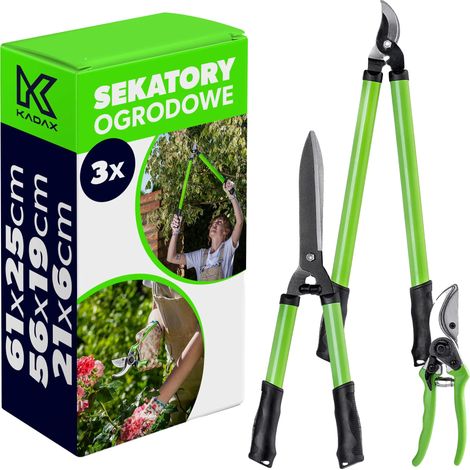 Gartenwerkzeugset, ergonomische Griffe, präzises Schneiden, grün (1/5)