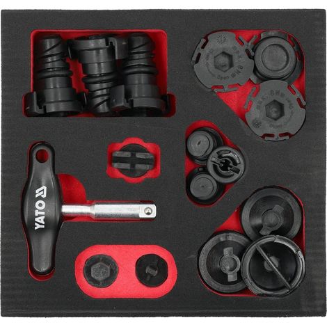 Kit d'entretien pour bouchon d'huile 16 pièces - YT-05996 (1/2)