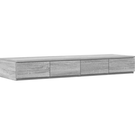 Maison Exclusive - Cajones de cama con cajón Gris Sonoma 120 x 36