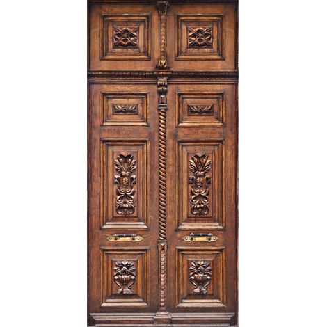 Elegante y llamativa pegatina de tela para puerta con decoraciones 925PD