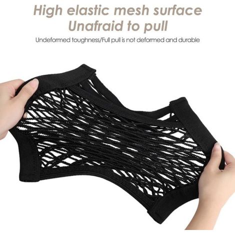 Filet De Rangement Voiture - Nylon - Pour Espace Entre Sieges Avant Et Arriere - Universel Pour Voitures SUV Breaks UTV - 30 X 25 Cm - 1 Piece (1/5)