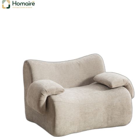 Sofa mit Modulen grau aus Polyester 120 x 92.5 x 73.5 cm HOMAIRE (1/5)