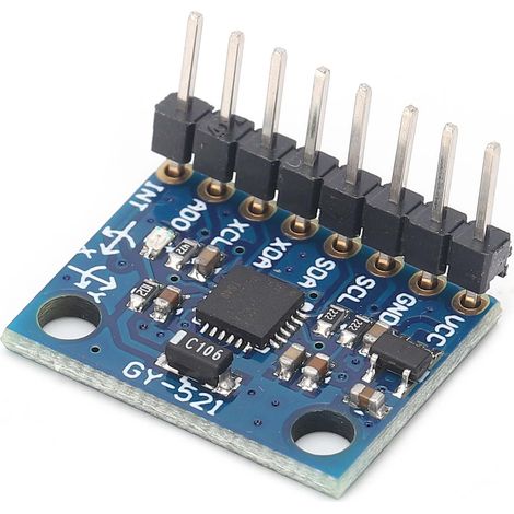 YWBL-WH 3-Achsen-Beschleunigungsmesser-Gyroskop-Modul Standard-IC-Kommunikationsprotokoll 16-Bit-Konverter-Leiterplatte..