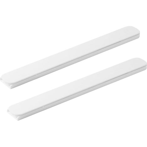 Glissières de tiroir auto-adhésives, 1 paire, blanches, silencieuses (1/5)