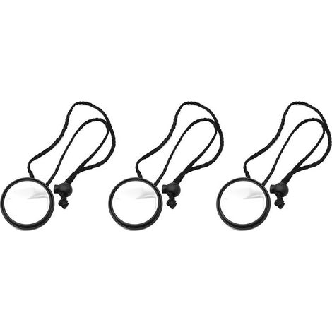 Adecuado para espejos retrovisores de 3 vías y 360 grados, espejos retrovisores ajustables para buceo subacuático con cuerda de seguridad y accesorios de natación.