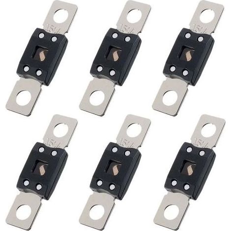 6 Pièces Fusible Voiture, Fusibles Automobiles Plats, Fusibles Gros, courant élévé fusible auto 150A, pour Auto, Bus, Véhicules de Construction, Marine et Mega à Camionnette (150) (1/5)