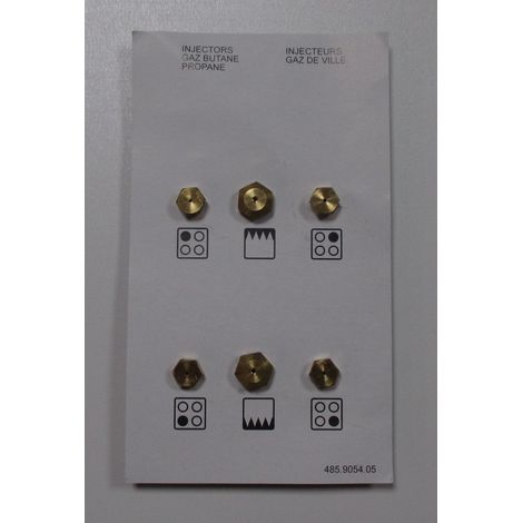 Kit iniettori, ugelli gas butano - Forni, Fornelli Elettrici e a Gas - BEKO - 3485583662894871530