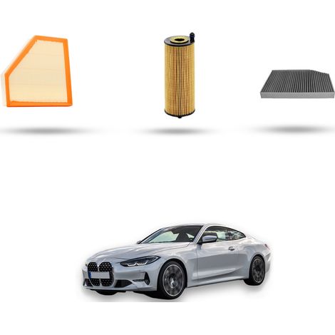 Kit tagliando 3 filtri compatibile con Bmw serie 4 (G22,G23 G80) M4 353kw dal 2020 (1/4)