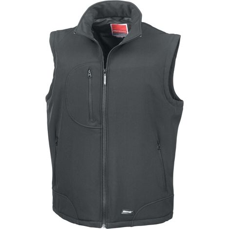 Result gilet softshell Nero S