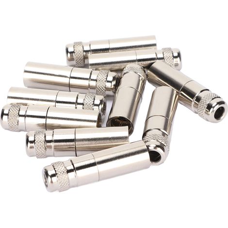 10 connecteurs XLR mâle 4 broches, plug métallique pour équipement audio professionnel