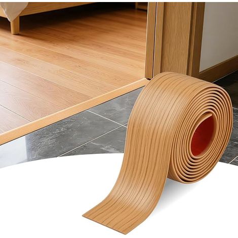 PVC Transition Tape - 2mm Thick x 5cm Wide - Floor Divider Strip - Flat Floor Partition Tape Grain