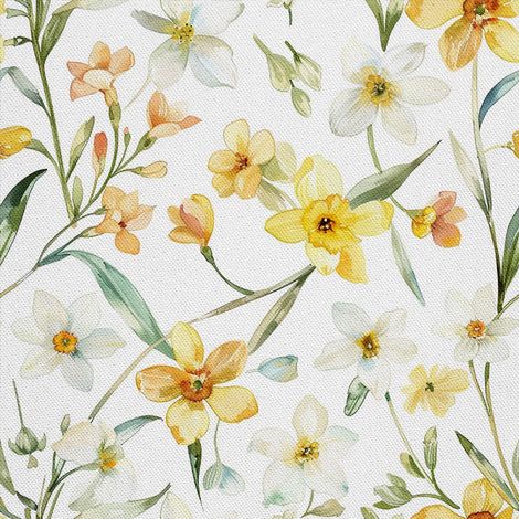 Tela decorativa para exteriores Oxford - Motivo primaveral I DX7362 (1/5)