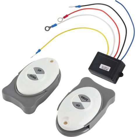 Ancre télécommande guindeau interrupteur sans fil contrleur de garniture accessoire de voile de bateau marin 2 émetteur (1/5)