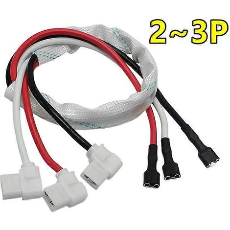 Ligne de raccordement du compresseur extérieur du climatiseur, câble d'alimentation triphasé pour condensateur de démarrage (longueur du câble : environ 60 cm) ( )