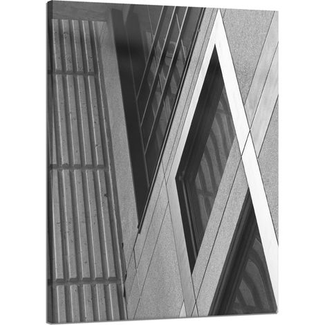 Leinwanddruck Architektur Betonwand 50x70