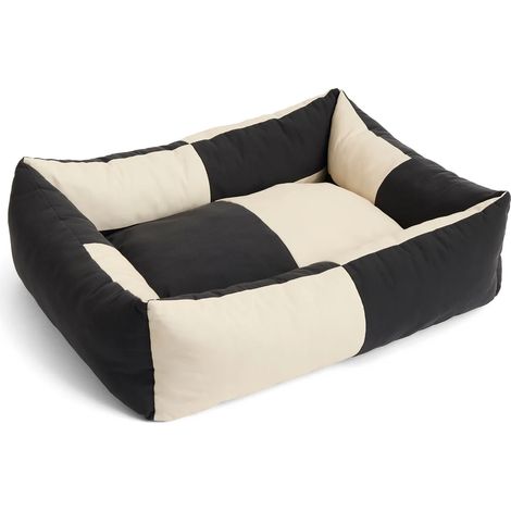 [GEBRAUCHT] B-Ware Hay Hundebett L Schlafplatz Hundekissen Bett Schwarz Weiß Recyceltes Polyester