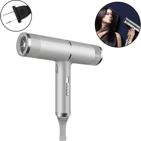 Sèche-cheveux - Moteur À Courant Continu - 1000 W - 3 Régles De Chaleur Et 3 Vitesses - Diffuseur Et 2 Embouts Concentrateurs - 1 Pièce (1/5)