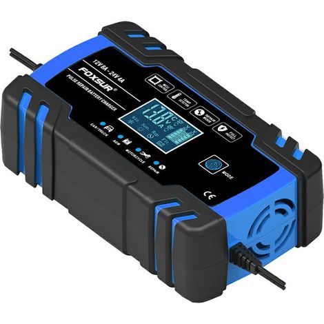 Raddrizzatore EM Foxsur 12V e 24V 8A LCD (1/4)