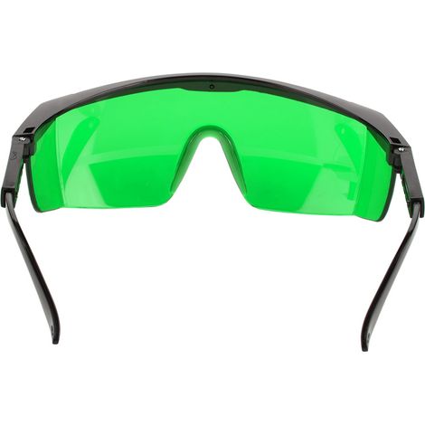 Gafas protectoras para nivel láser con visión mejorada gracias a su haz láser (verde). (1/5)