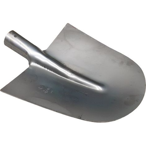 1PZ BADILE A PUNTA TONDA IN ACCIAO STAMPATO mm. 270x275 (n° 2)
