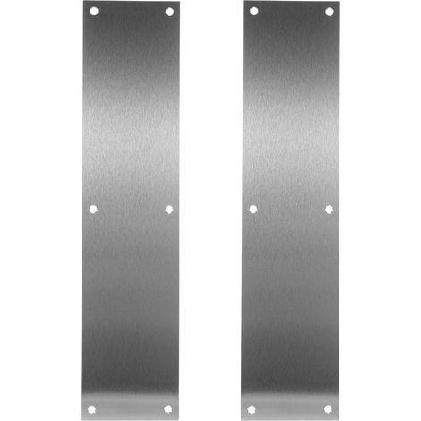 de porte Uonlytech en acier inoxydable 8 9 x 38 1 cm plaque