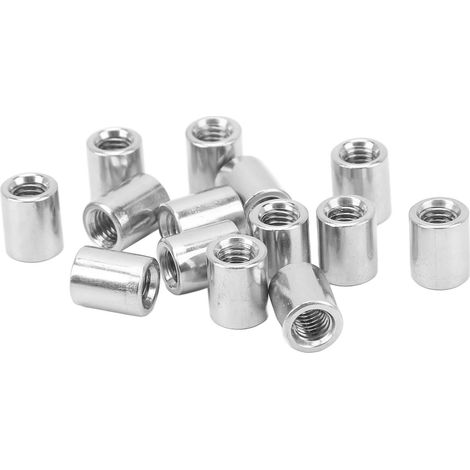 50 pièces écrous raccord M5 x 0.8 longueur 10 mm, filetage femelle, kit étanchéité antirouille pour plomberie et tuyauterie (1/5)