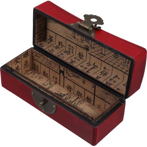 Boîte à Bijoux Vintage en Bois Décorative et Multifonction, Organisateur de Produits Divers, pour Bureau ou Comptoir, Design Délicat et Effet Décoratif Style Plusieurs styles (1/5)