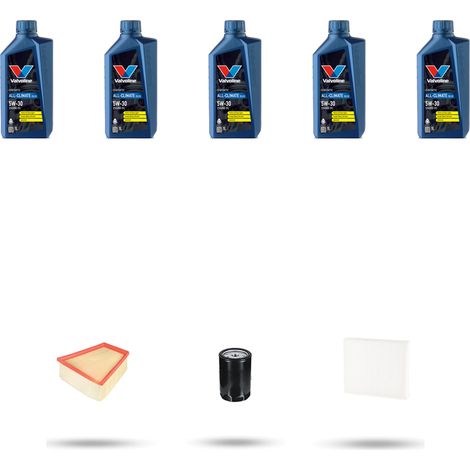 Kit tagliando 3 FILTRI e 5L OLIO compatibile con Renault Megane IV 1.6 DCI 84kw dal 2015 (1/5)