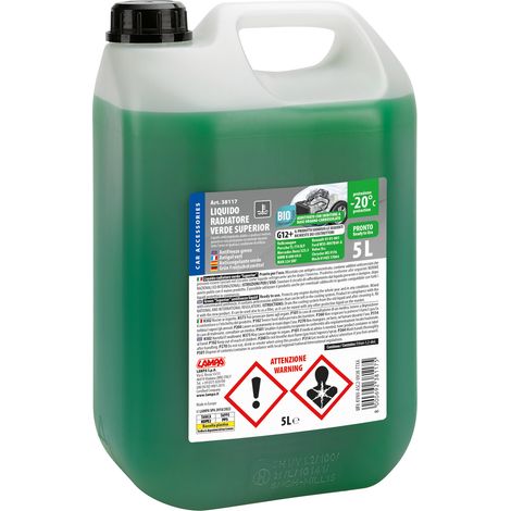 Superior-Verde G12+, liquido radiatore - (-20°C/+105°C) - 5 L