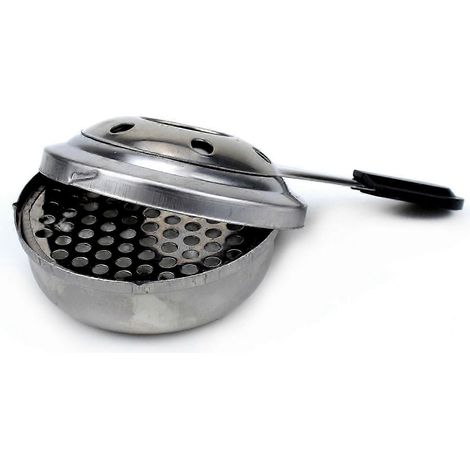 Réchaud à alcool, réchaud à alcool pour fondue, réchaud à alcool gélifié, acier inoxydable, 15,5 x 9,9 x 4,8 cm (1/4)